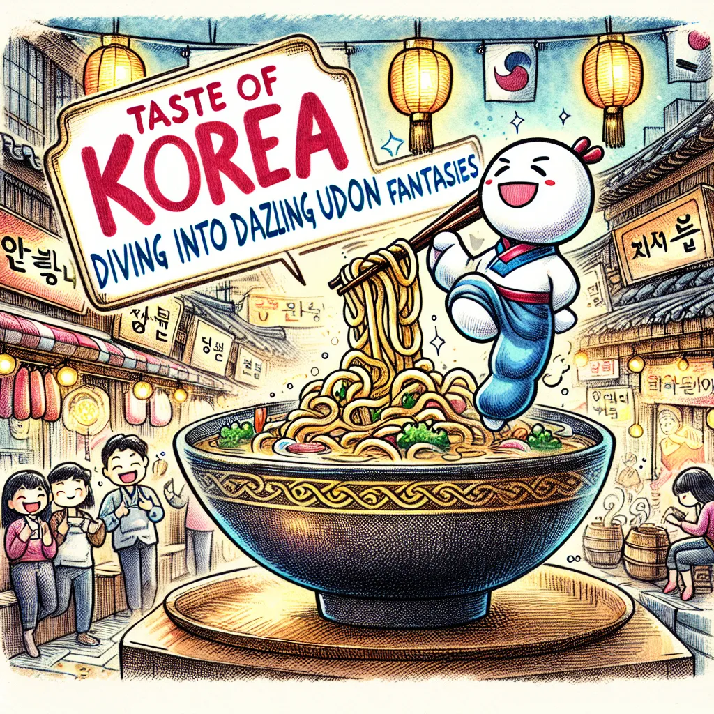 韓国風まぜまぜうどん