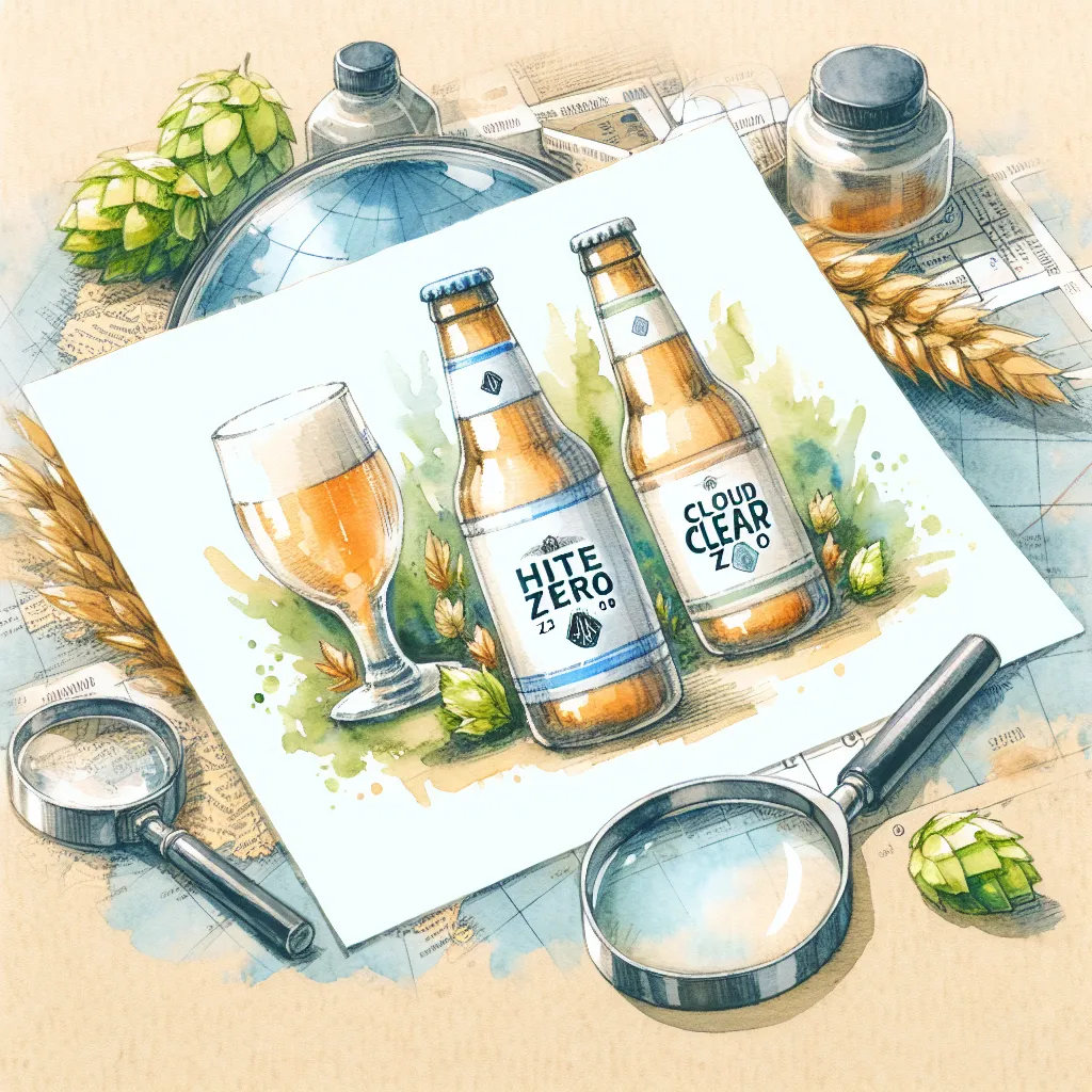 exploring-non-alcoholic-beer-options-hite-zero-vs -cloud-clear-zero