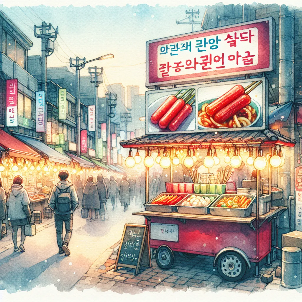 루비-떡볶이-사이드쇼-홍대-마늘-떡볶이