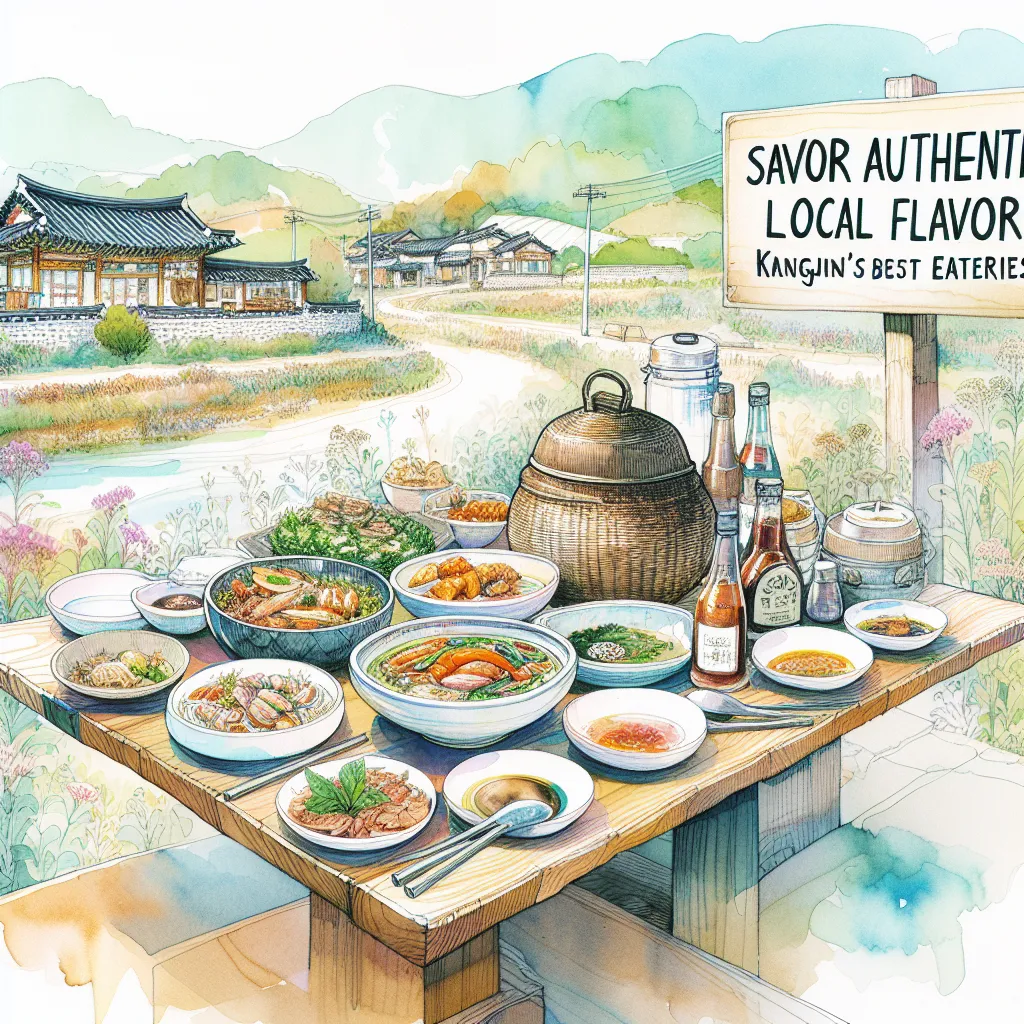 Savor Authentic Local Flavors: Kangjin's Best Eateries